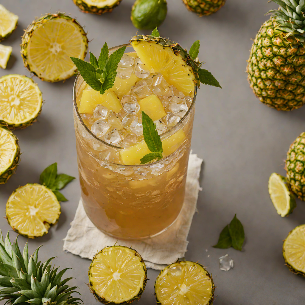 Tropical Pineapple Rum Mule