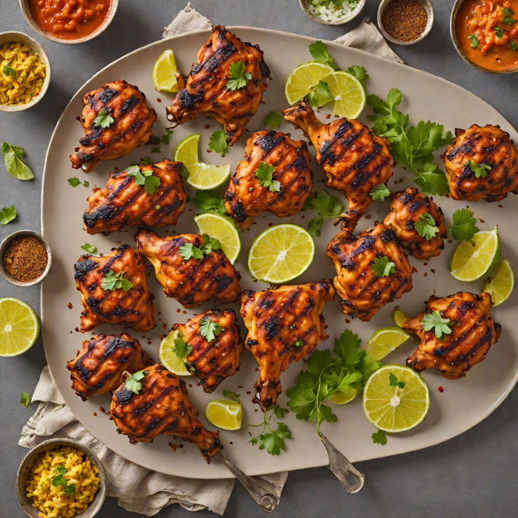 North Indian Tandoori-Spiced Grilled Chicken Thighs
