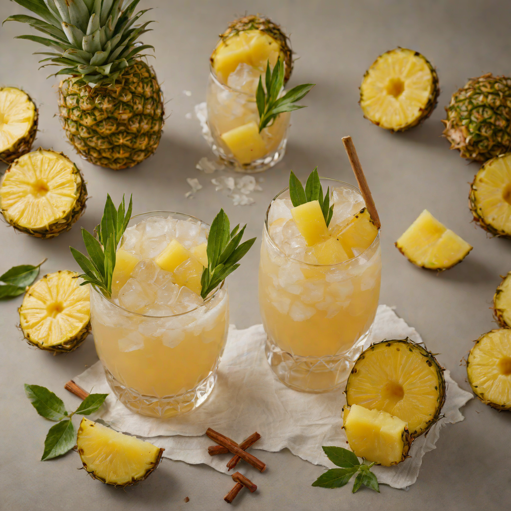 Spiced Rum Pineapple Flip