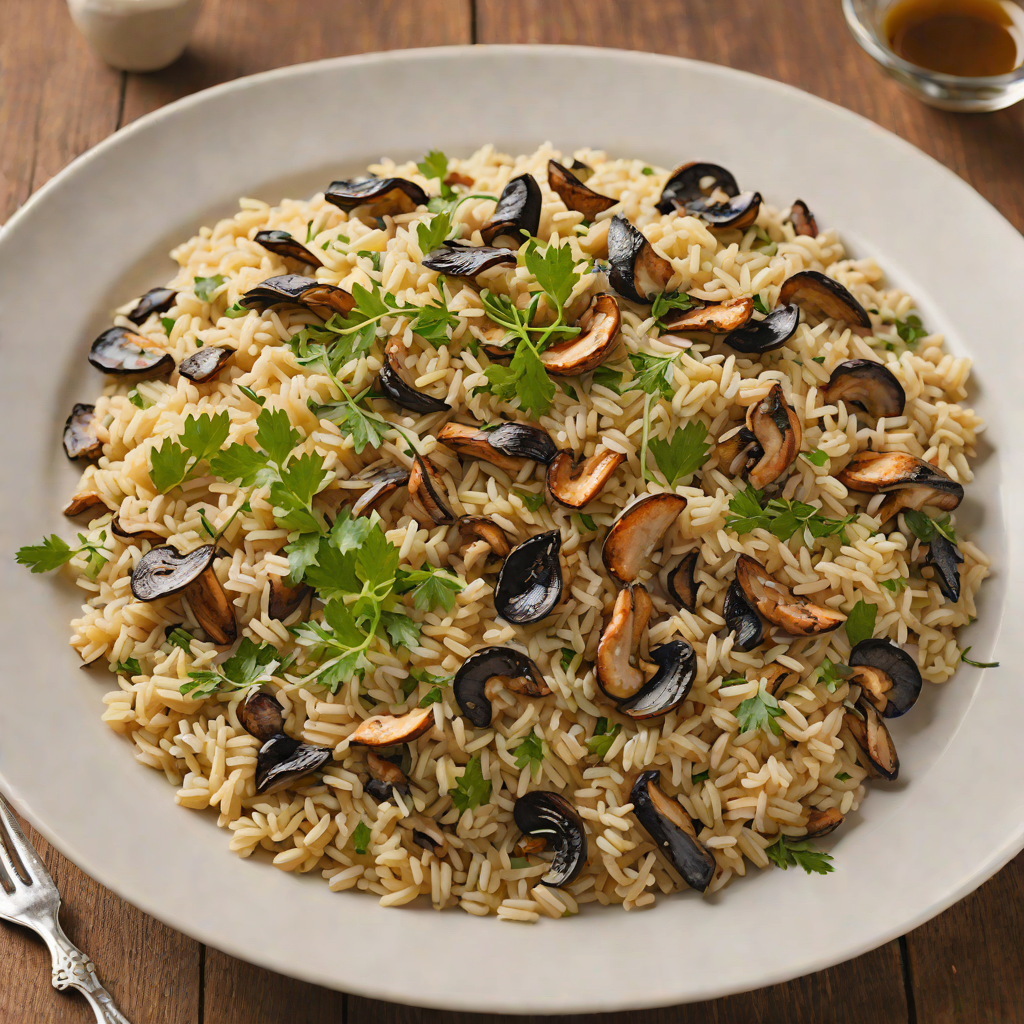 Northwest Style Wild Mushroom Risotto with Thyme