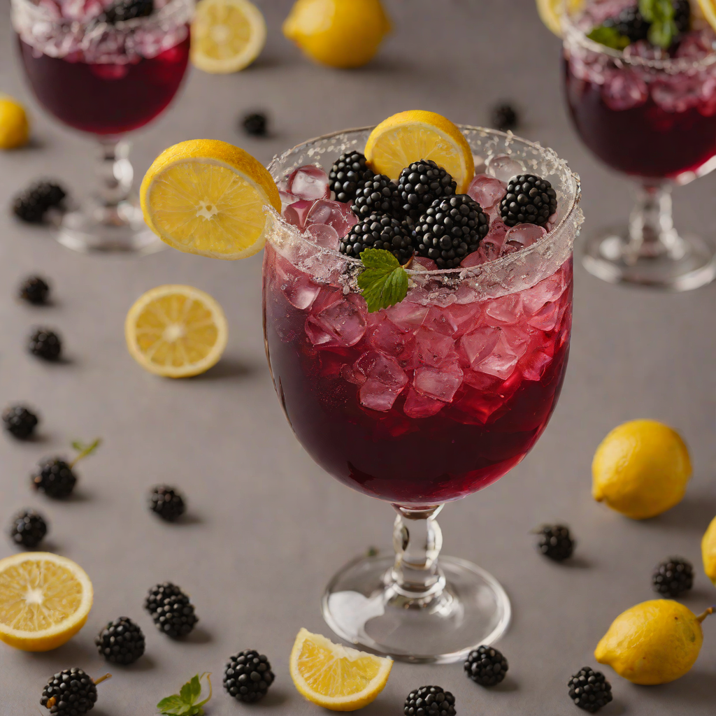 Velvet Blackberry French 75
