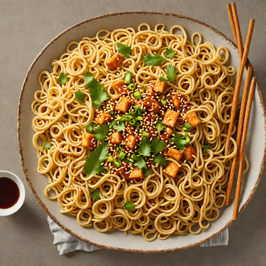 Quick Garlic and Soy Stir-Fried Udon Noodles