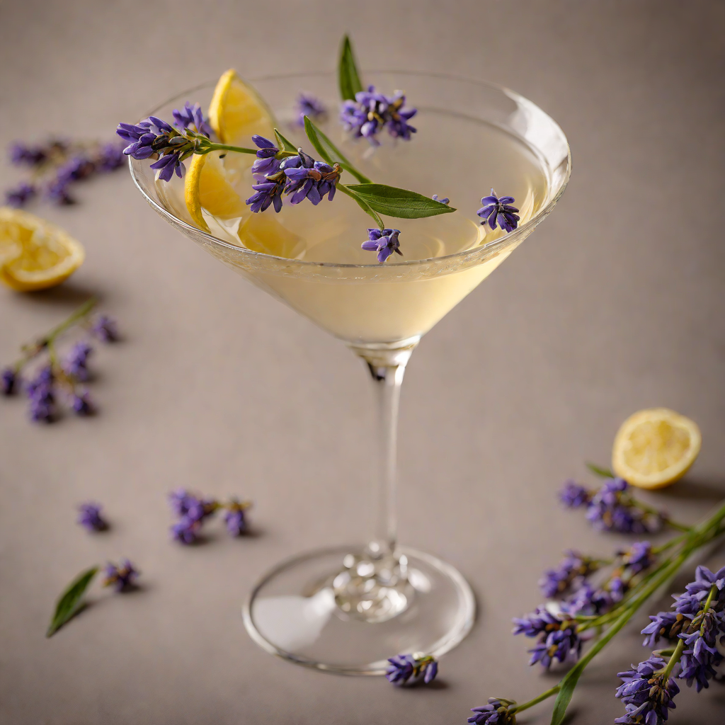 Lavender-Gin Blossom Martini