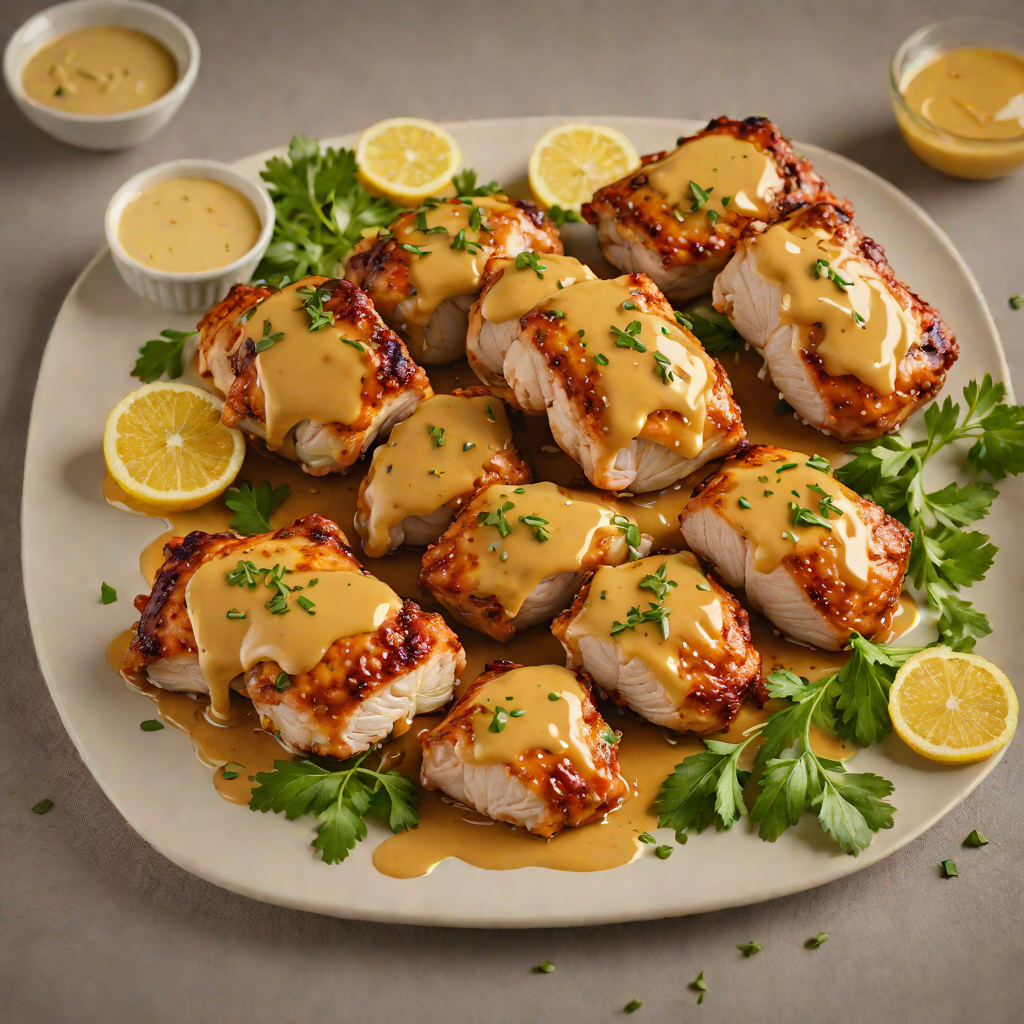 Pan-Seared Chicken Thighs with Half-Honey Mustard Glaze
