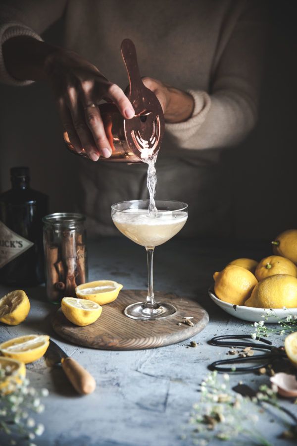 Vanilla-Cardamom Gin Martini