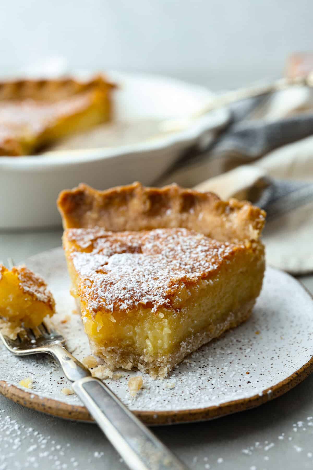 Southern-Style Buttermilk Chess Pie with Cornmeal Crust