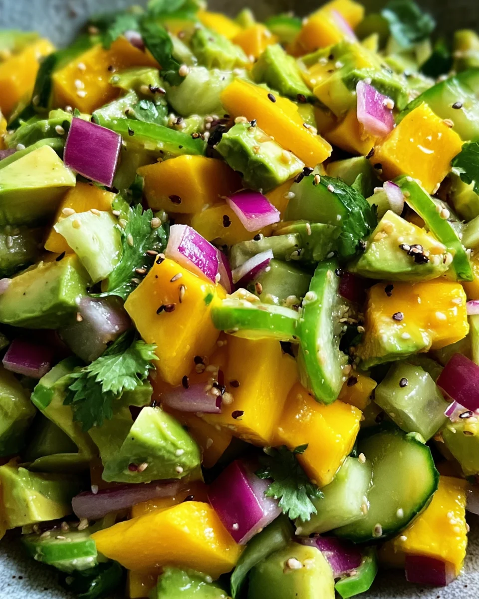 Chrome-Infused Mango Avocado Salad