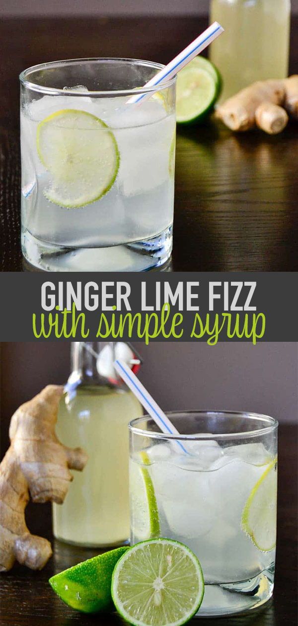 Ginger-Lime Sparkling Mezcal Fizz