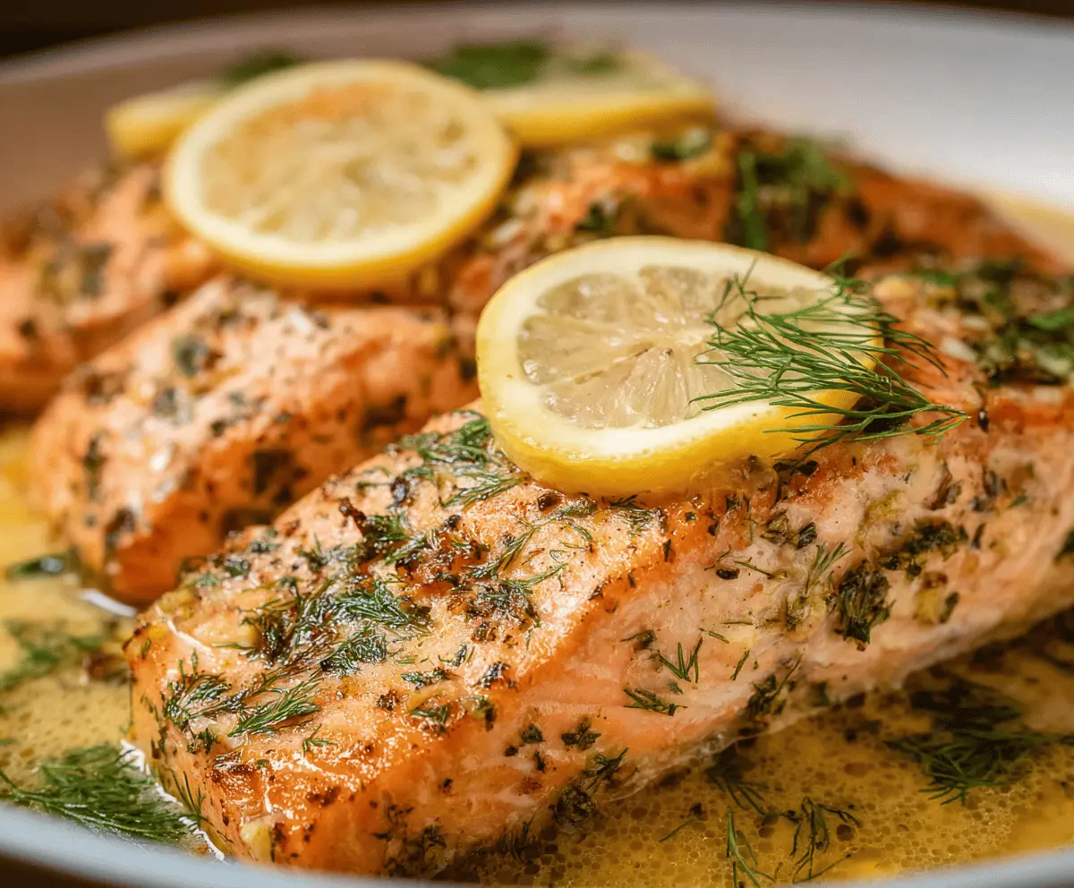 Chrome-Style Lemon-Dill Salmon Fillets