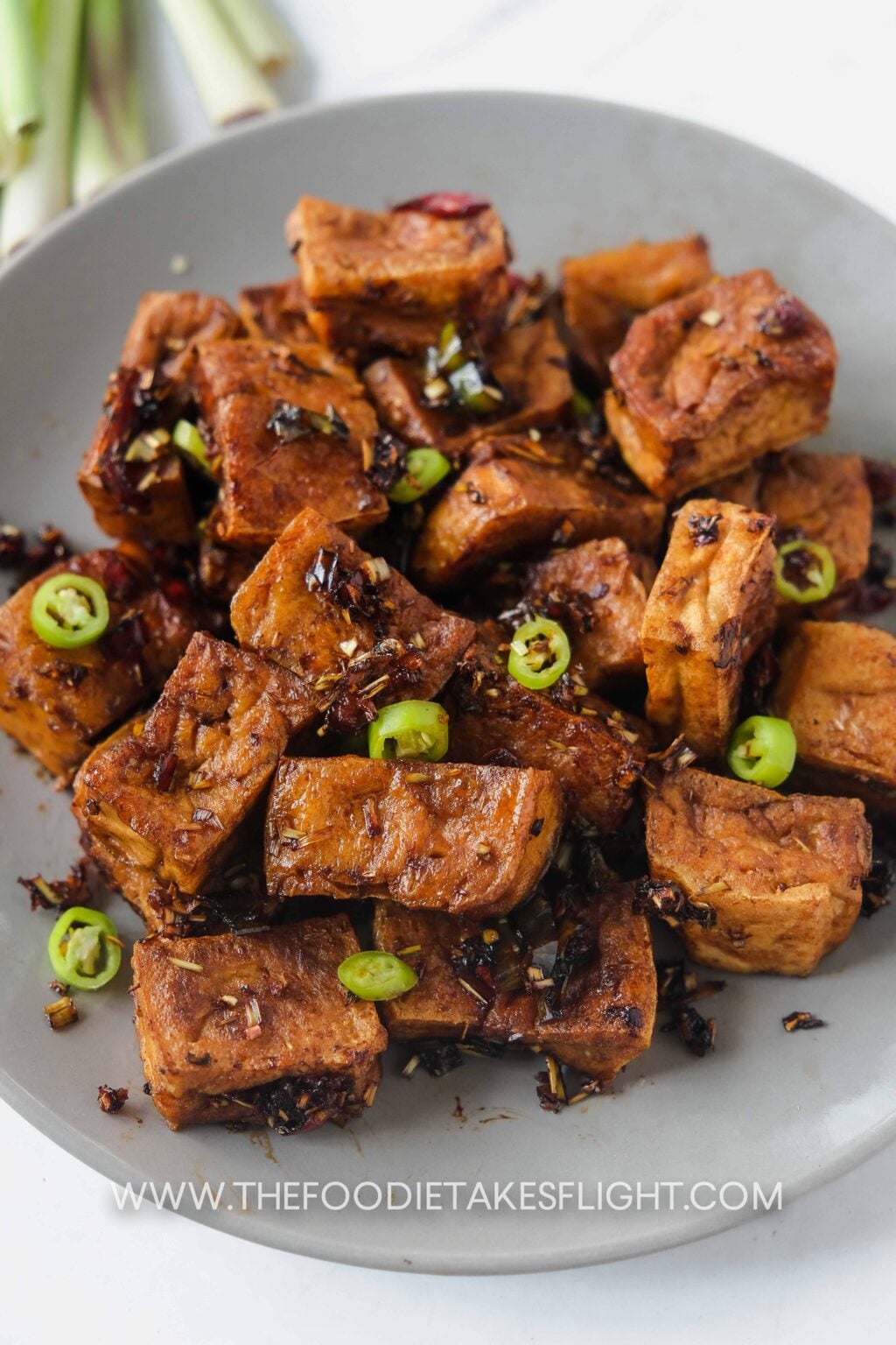 Stir-Fried Vietnamese Tofu with Lemongrass and Chili