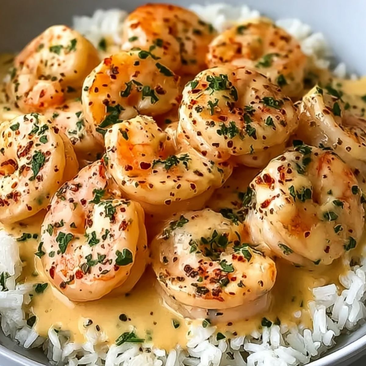 Sautéed Garlic Shrimp with Chili-Lime Butter and Cilantro Rice