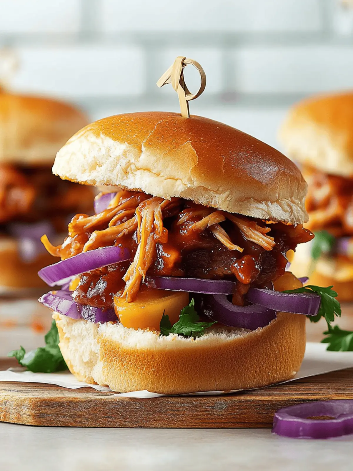Arcade-Inspired Sweet and Spicy Pulled Pork Sliders