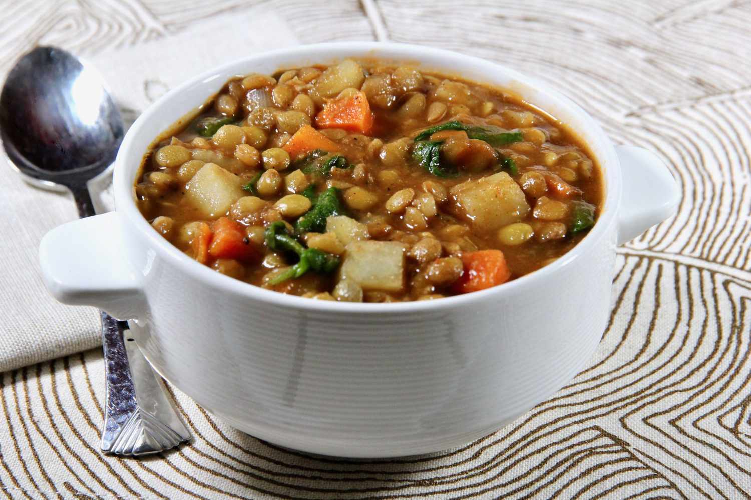 Slow Cooker Moroccan-Spiced Lentil and Vegetable Stew