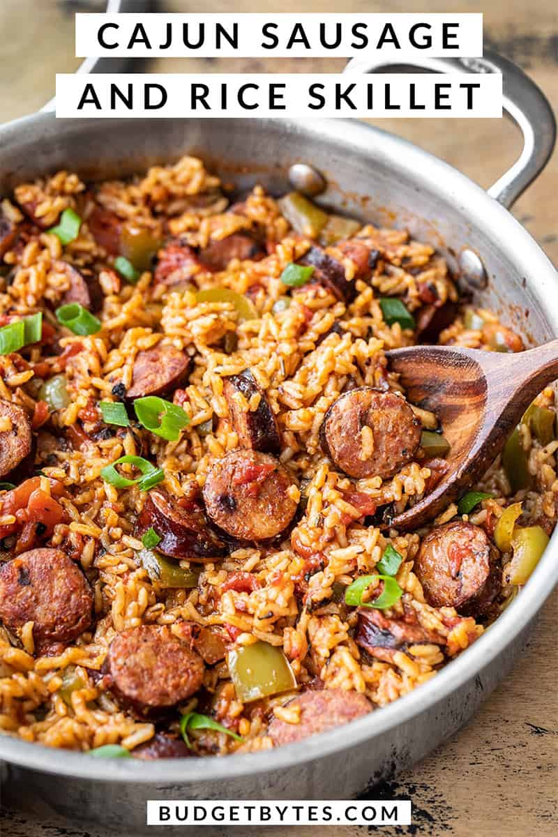 One-Pot Spicy Sausage and Rice Skillet