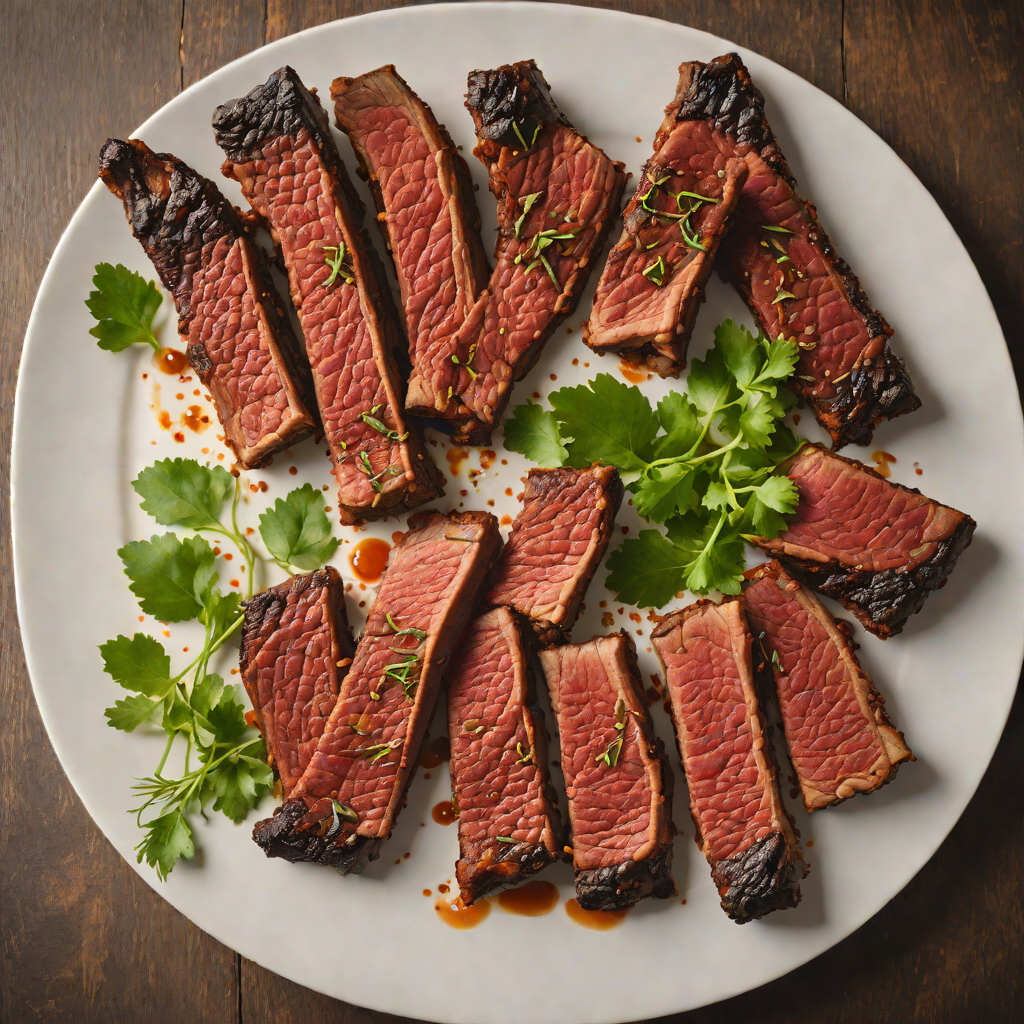 Oak-Smoked Beef Ribs with Spiced Dry Rub