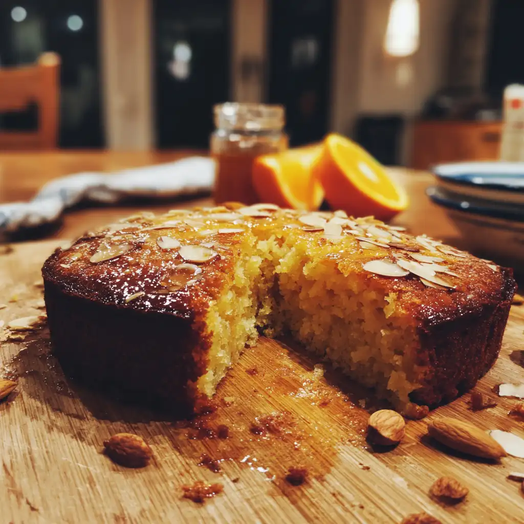 Honey Almond Simnel Cake with Spiced Orange Zest