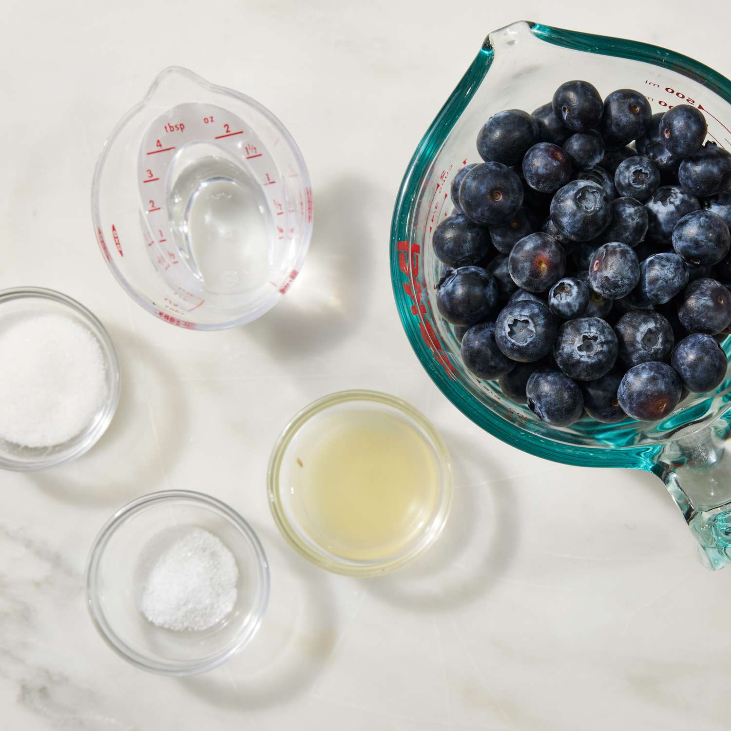 Quick Lemon Posset with Blueberry Compote