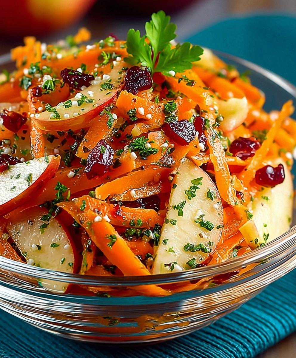 Maple-Glazed Carrot and Apple Salad