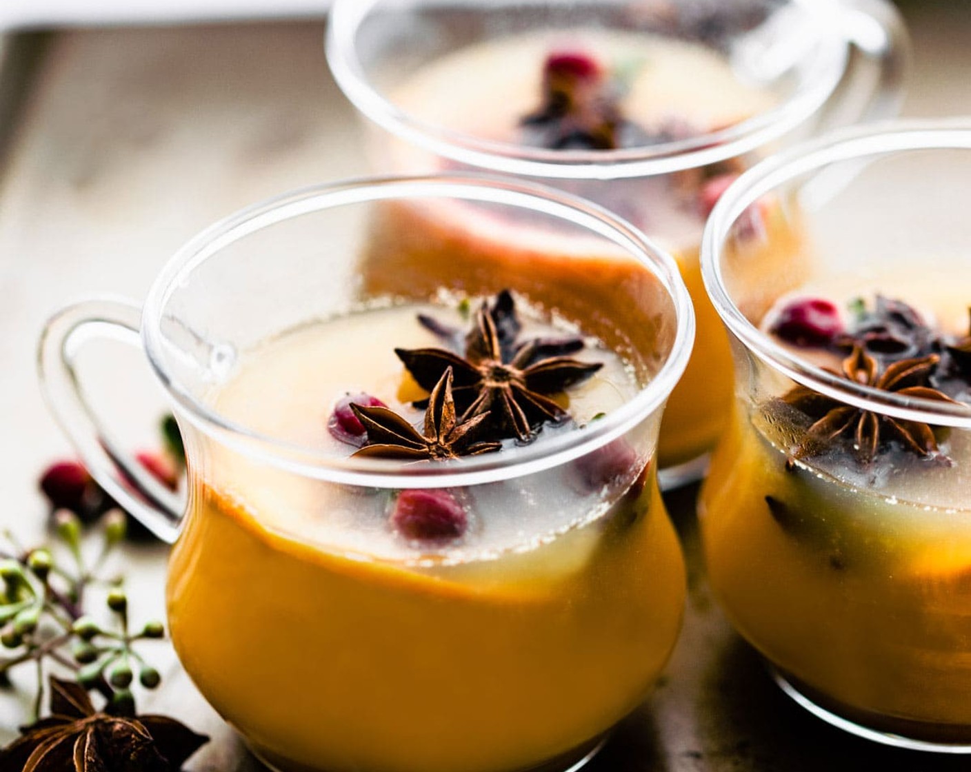 Spiced Rum and Pineapple Warm Toddy