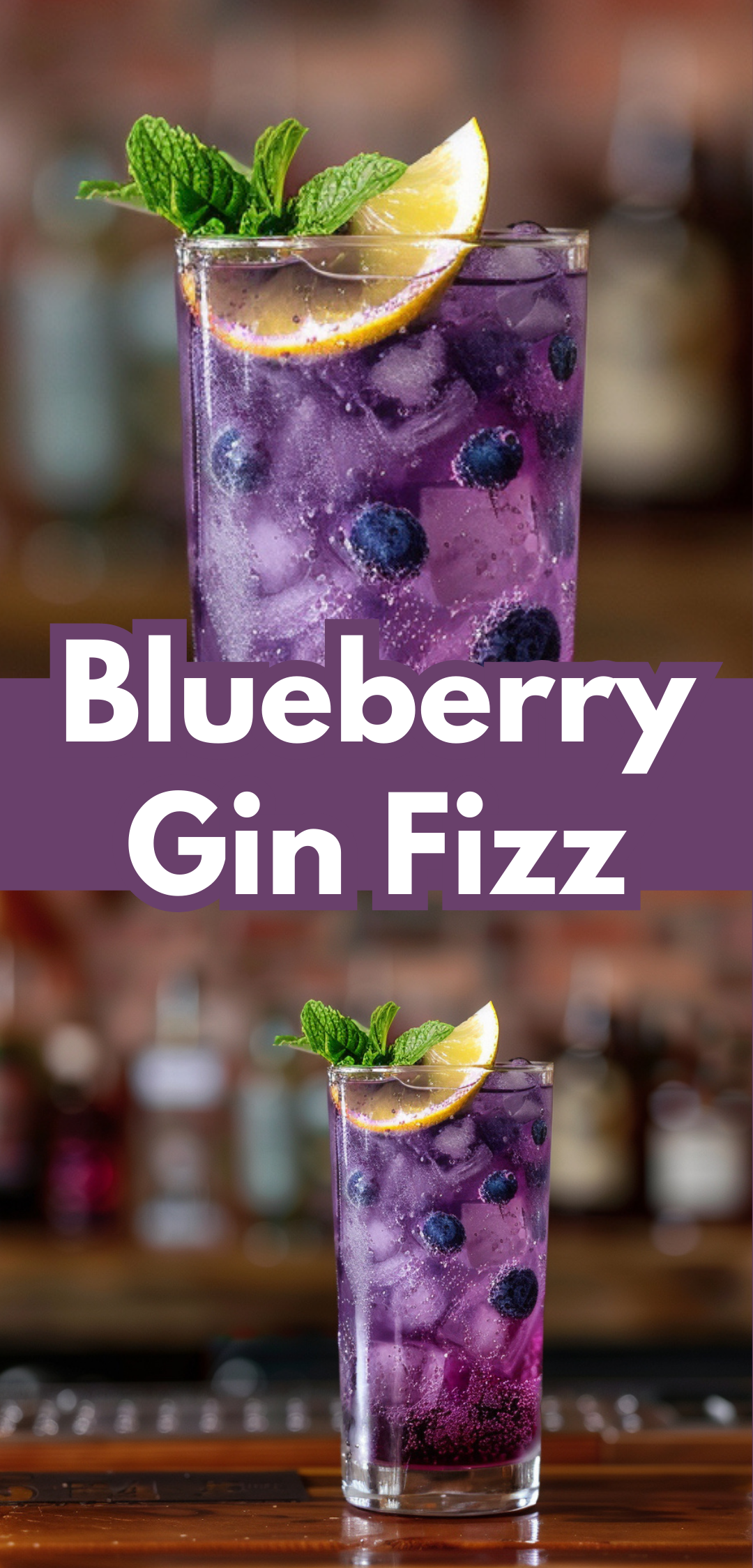 Pop Culture Berry Gin Fizz