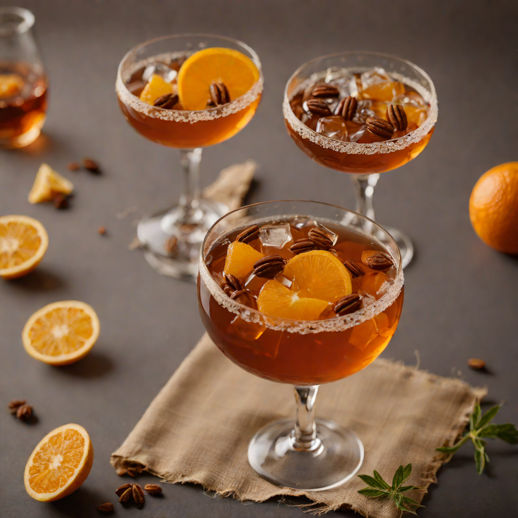 Honeyed Rye Manhattan with Orange Twist