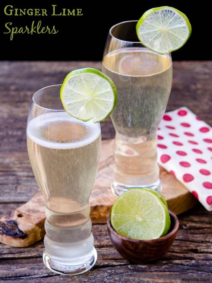 Ginger-Lime Sparkler with Craft Beer Twist
