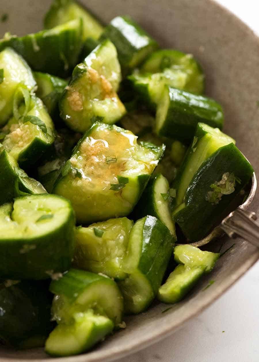 Tequila and Cucumber Cilantro Smash