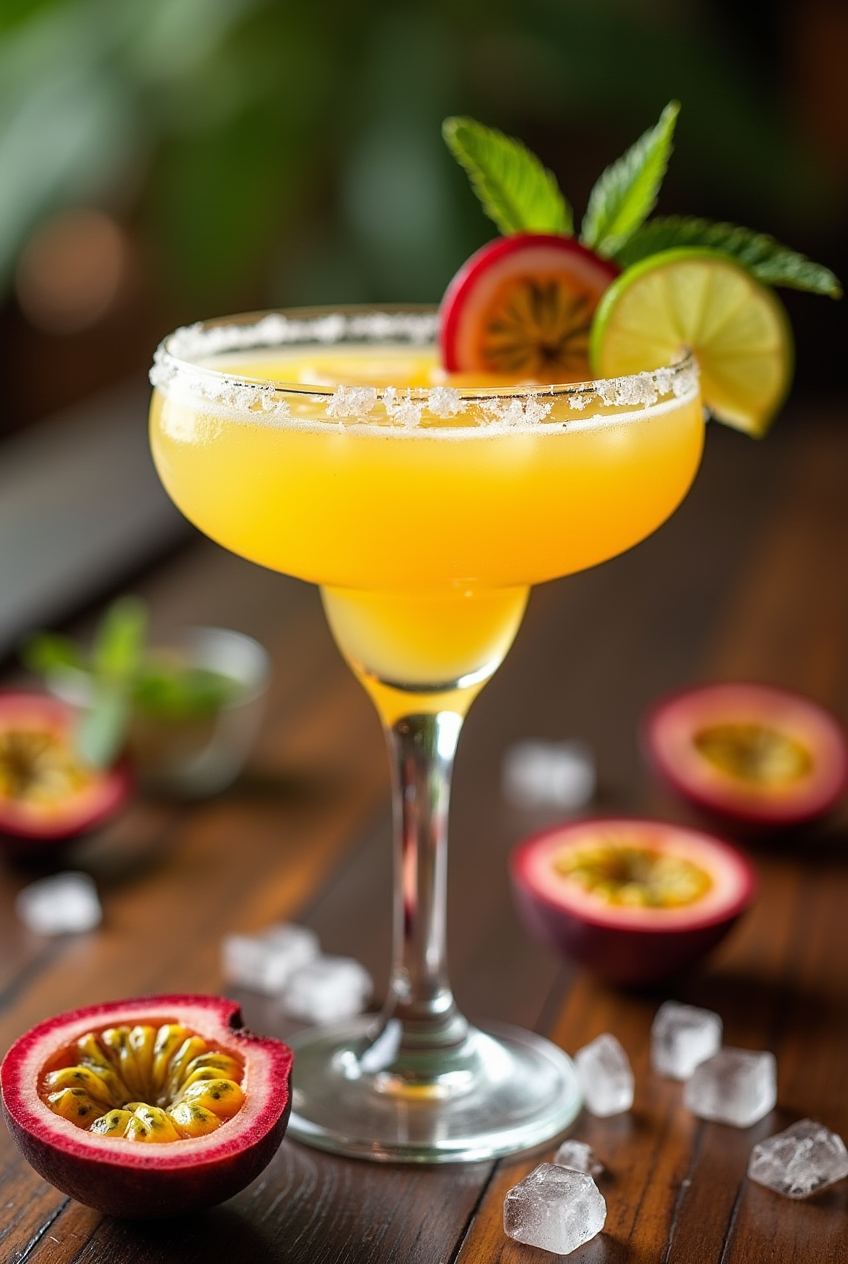 Tropical Passionfruit Mezcal Sour