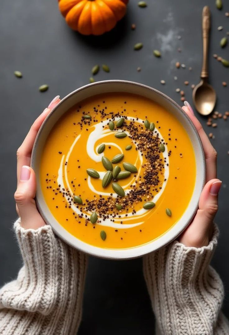 Creamy Wattleseed and Pumpkin Soup