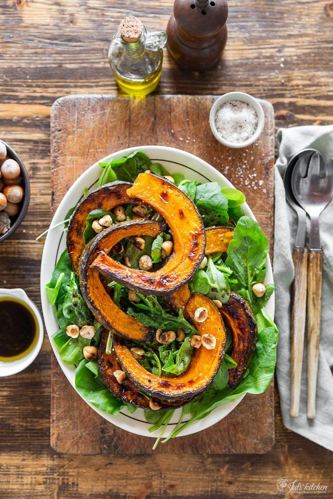 Native Wattleseed and Lemon Myrtle Roasted Pumpkin Salad