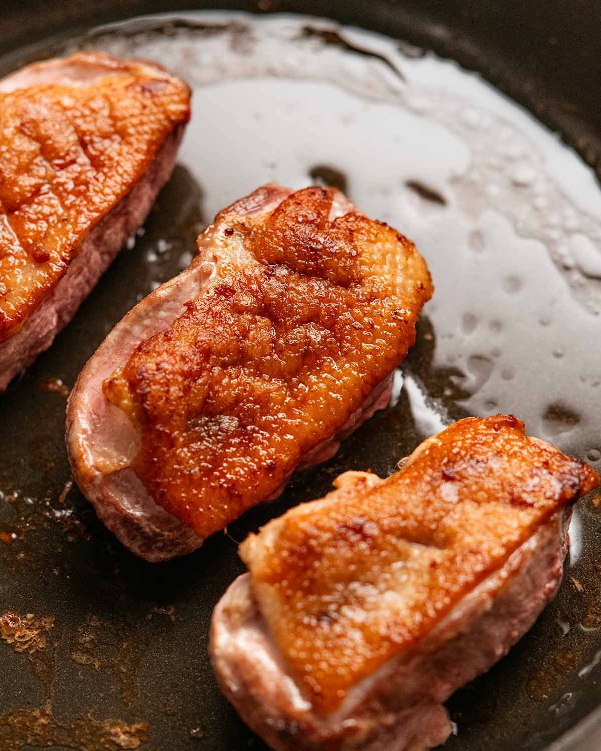 Citrus-Honey Glazed Caramelized Duck Breast