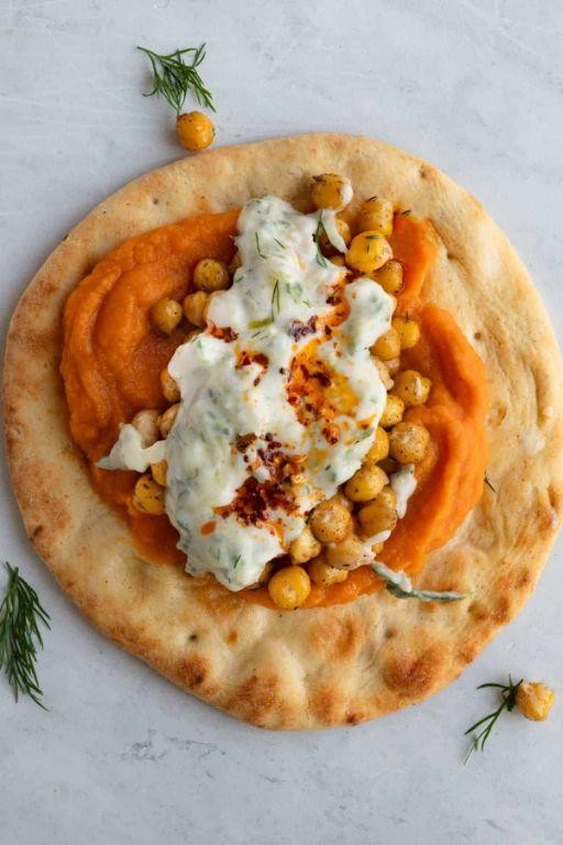 Crisped Chickpea and Za'atar Flatbread
