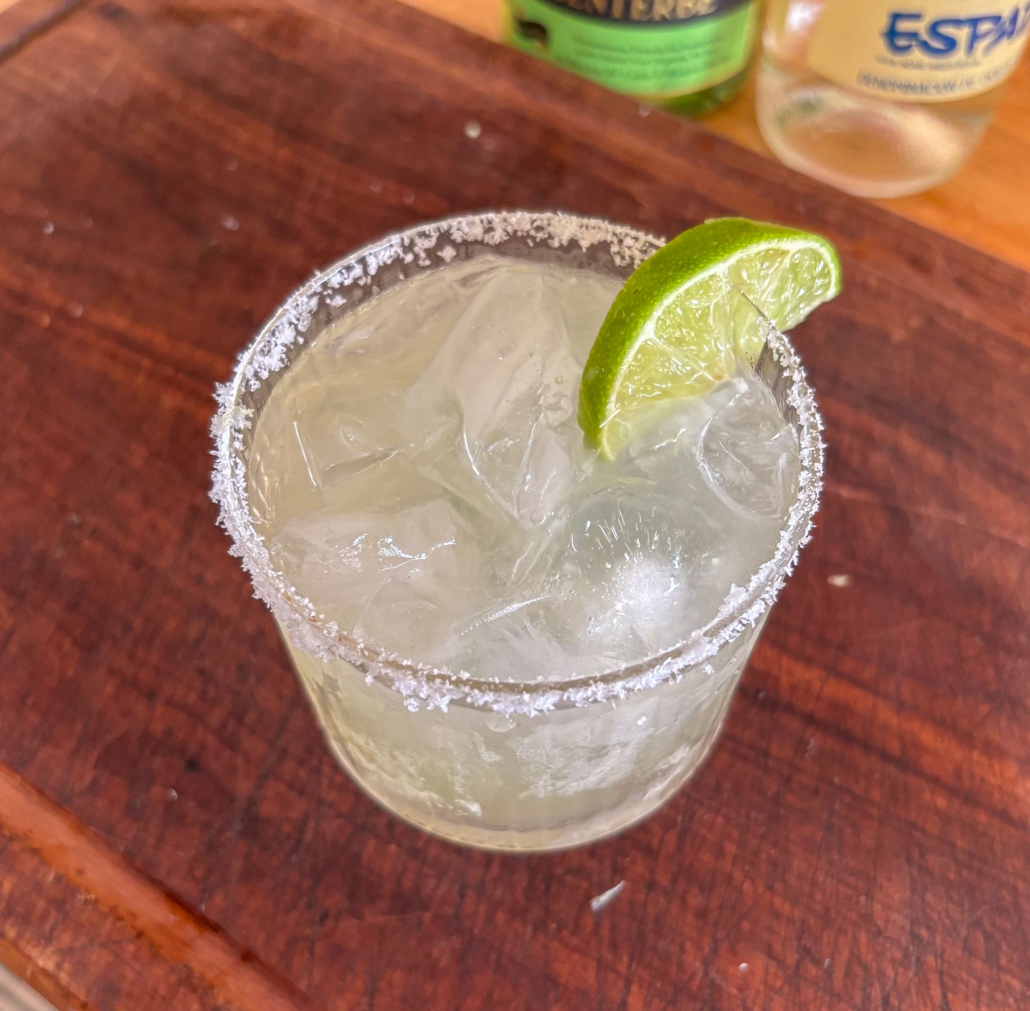 Herbal Mezcal Margarita with Green Chartreuse