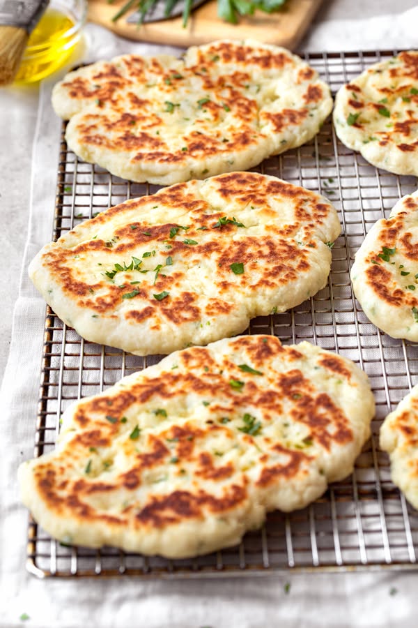 Pompeii-Inspired Herb Flatbread with Roasted Garlic