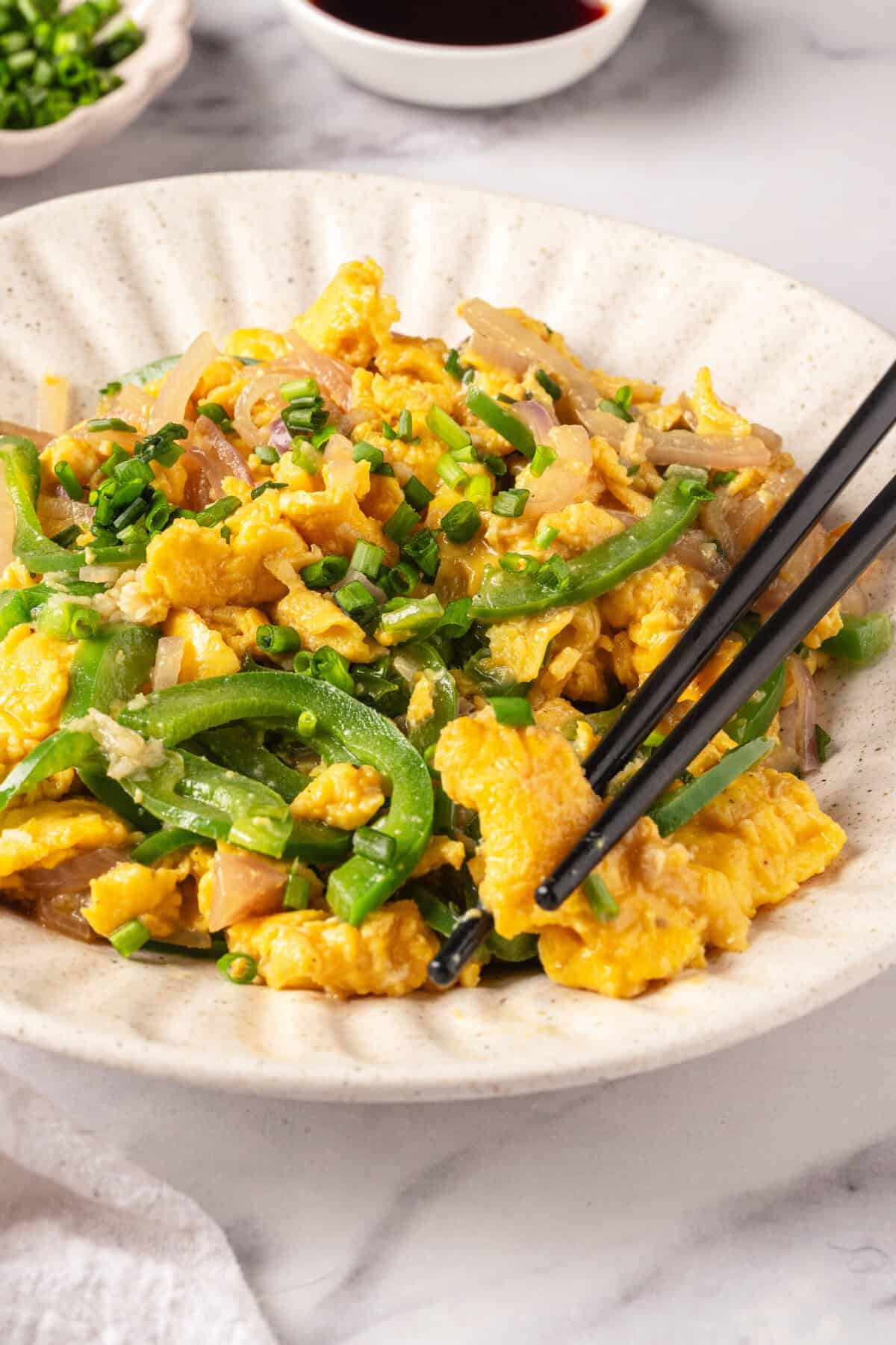 Half-Cooked Egg Stir-Fry