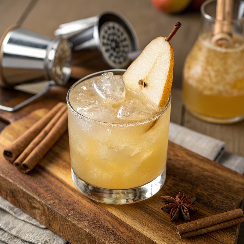Citrus-Spiced Whiskey Sour with Cardamom