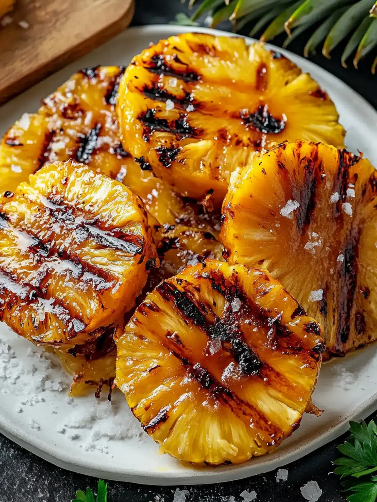 Dark Rum Spiced Pineapple Smash