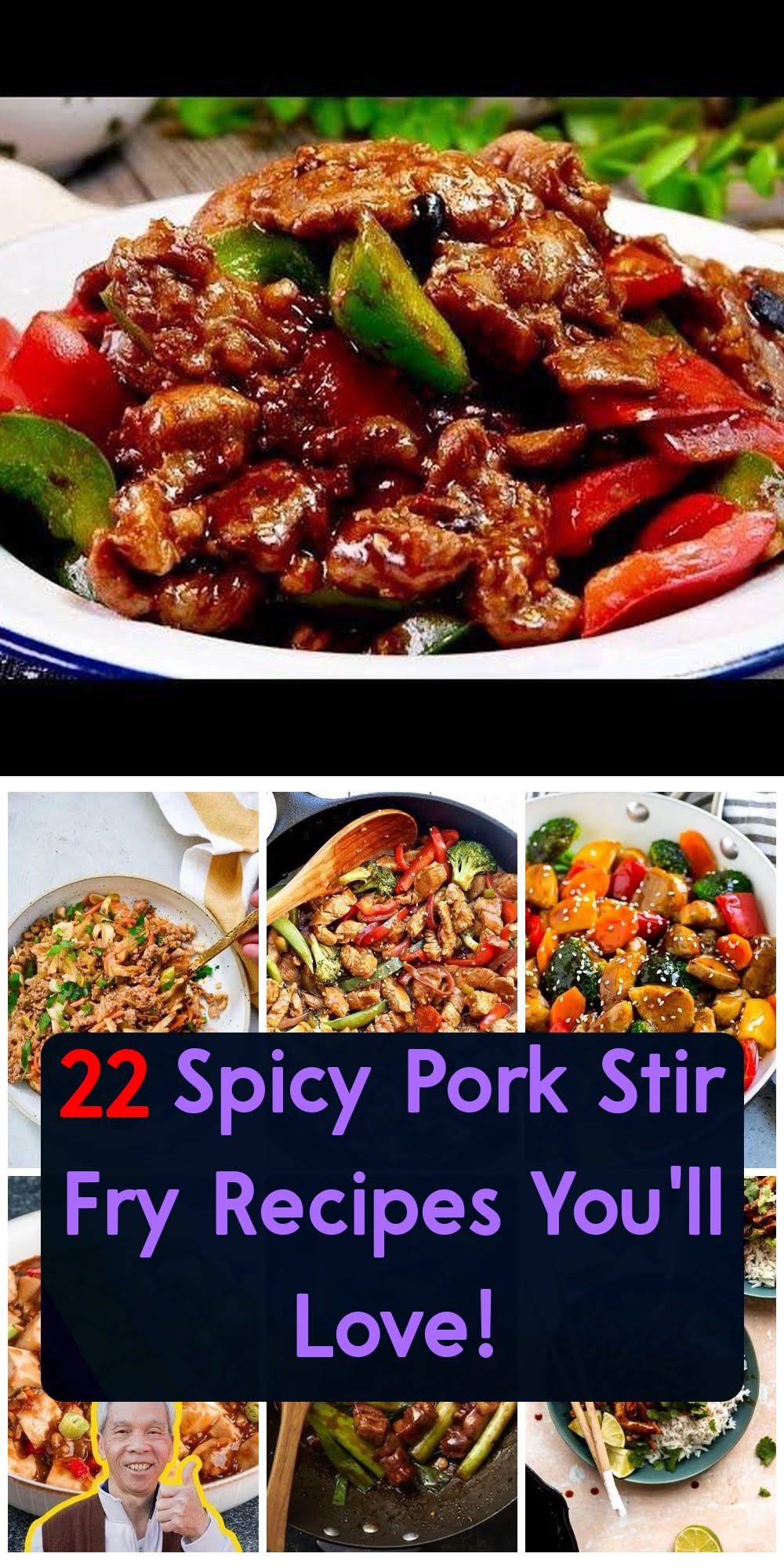 Spicy Pork Stir-Fry with Snow Peas and Chili-Garlic Sauce