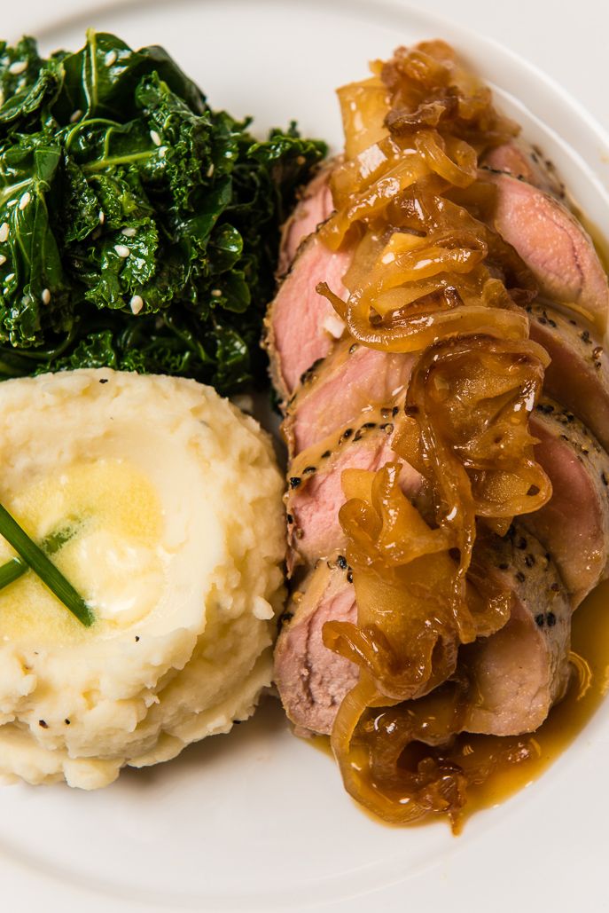Maple-Glazed Pork Tenderloin with Mustard and Thyme