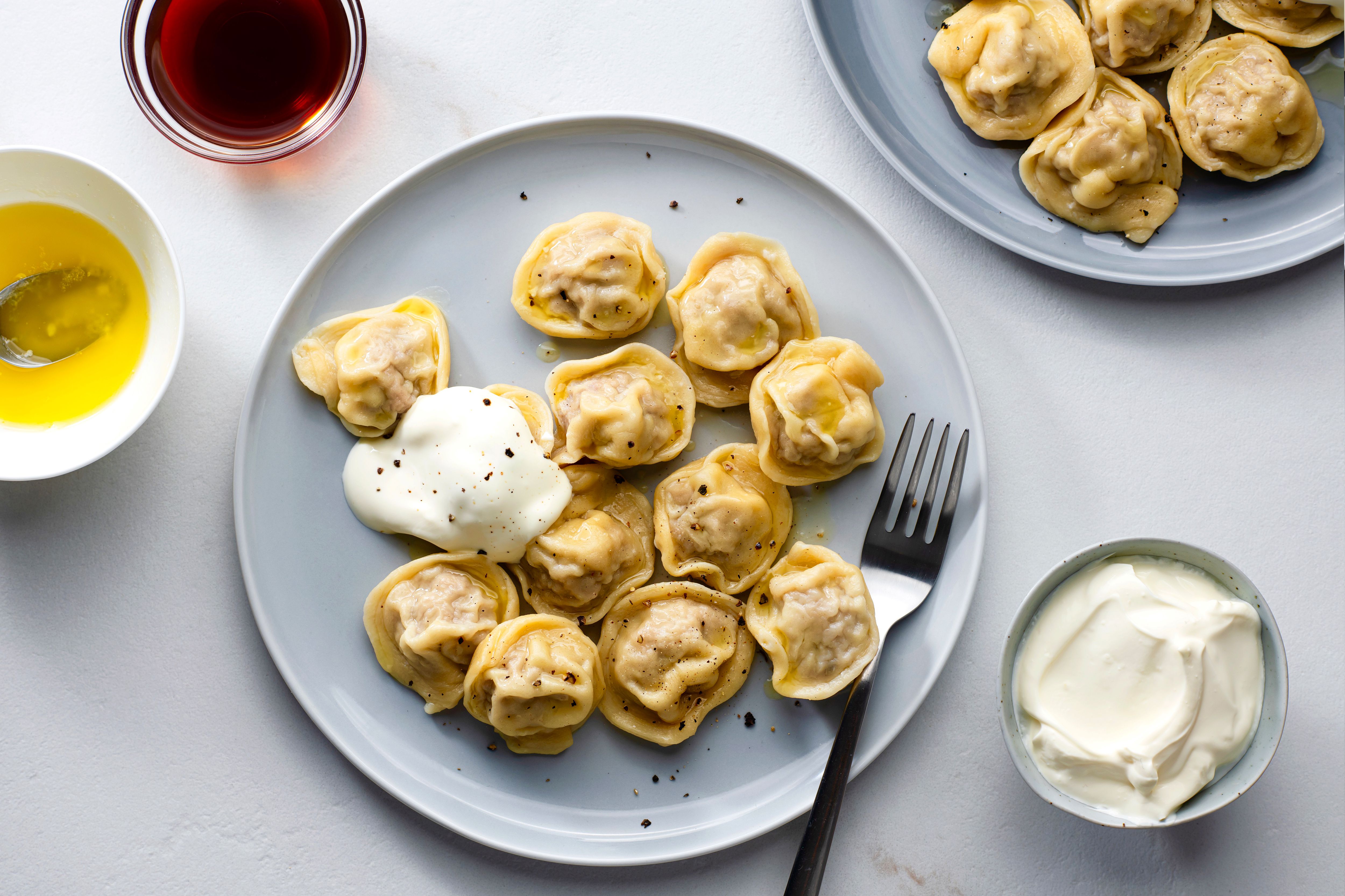 Stuffed Pelmeni Dumplings with Savory Beef and Onion Filling