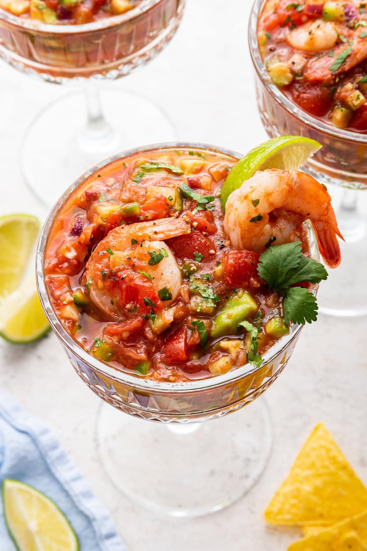 Tangy Mexican Shrimp Cocktail with Spiced Tomato Sauce