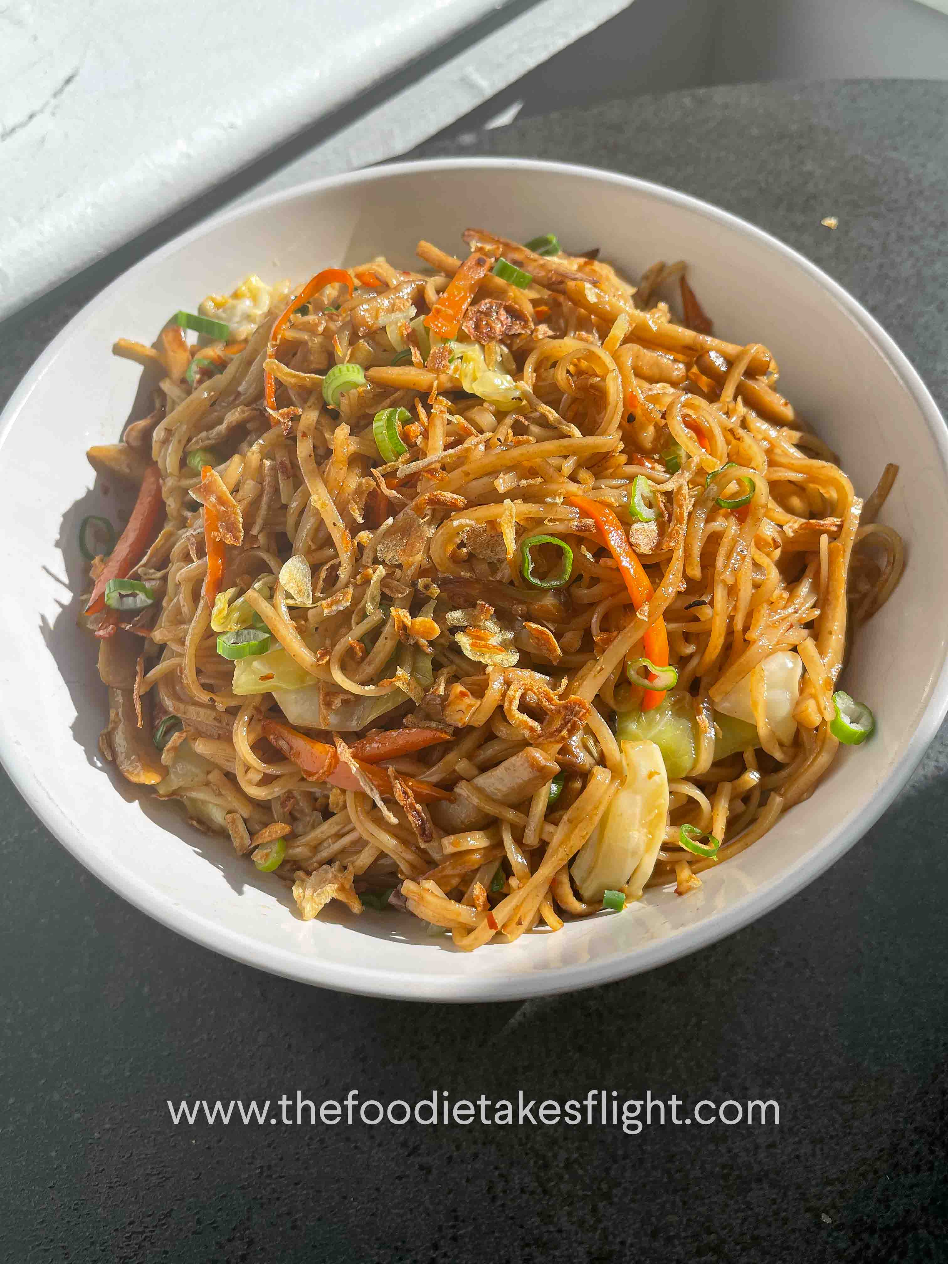Global Fusion Stir-Fry with Rice Noodles