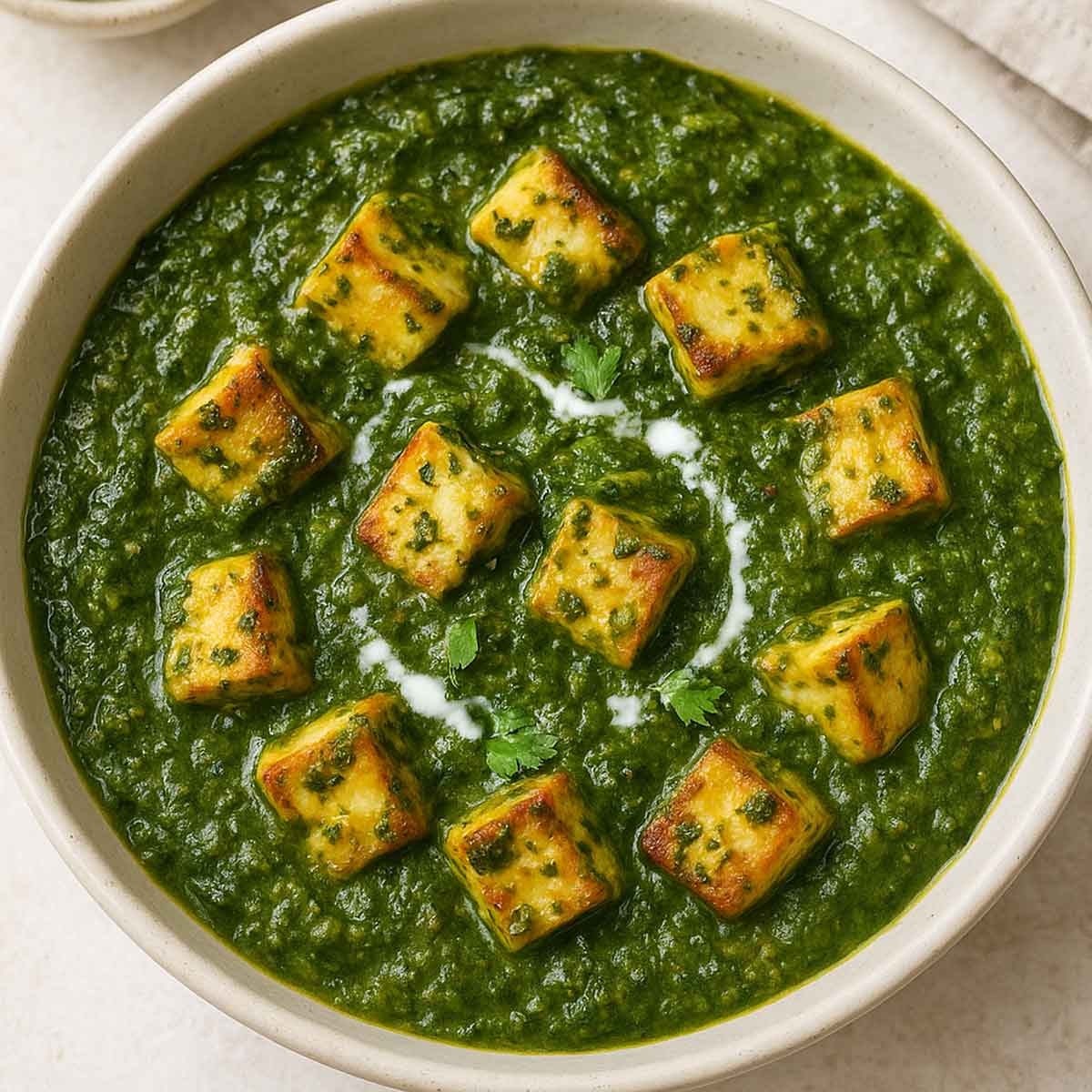 Spinach and Paneer Saag with Warm Spices