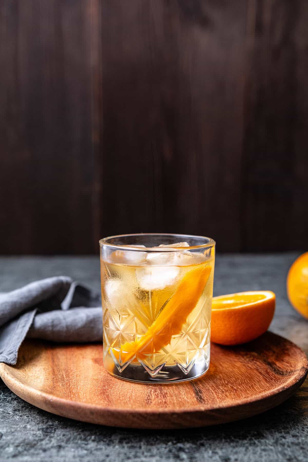 Smoky Scotch Rusty Nail Cocktail