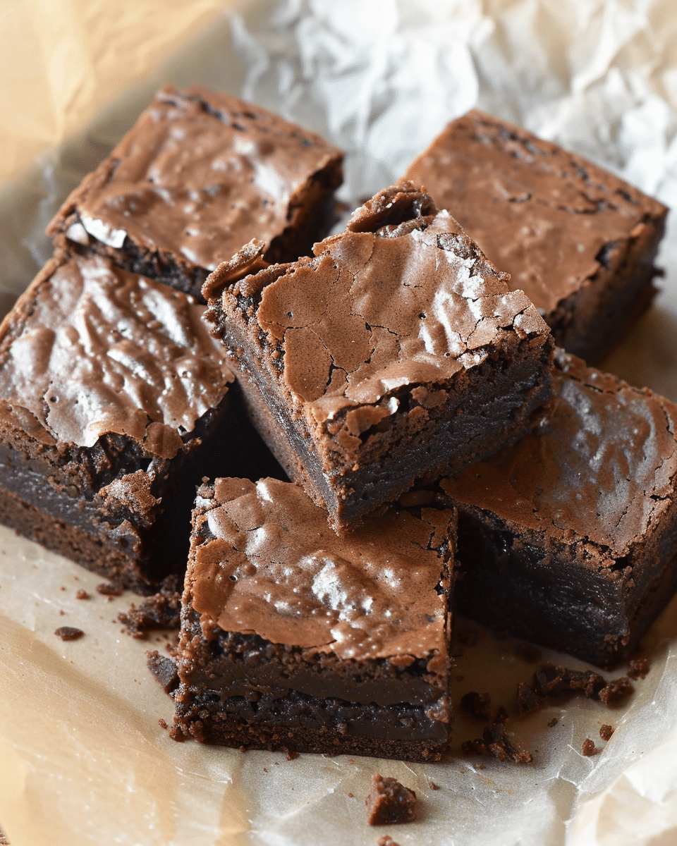 Fudgy Homemade Brownies from Scratch