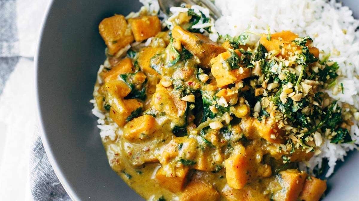 Beef and Sweet Potato Curry with Coconut Milk