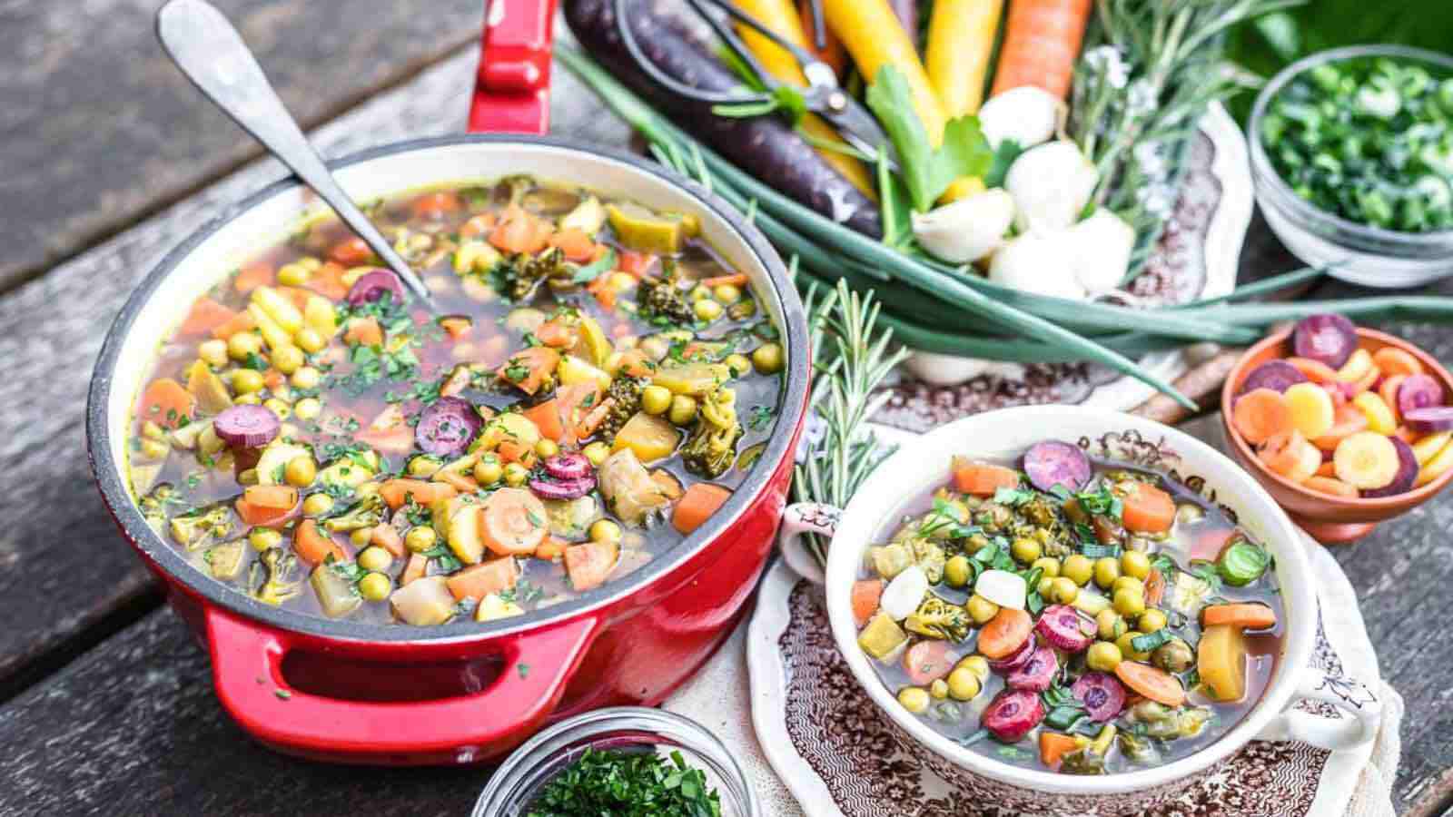 Houseplant Herb Garden Vegetable Soup