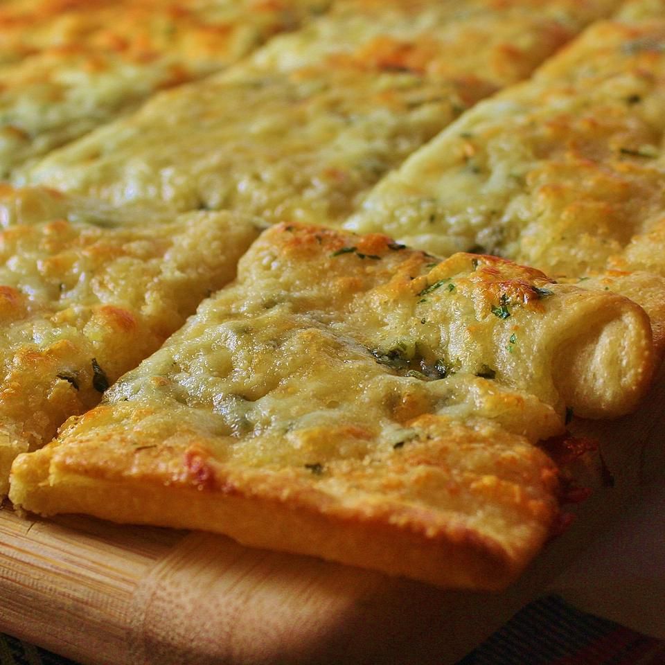 Localized Herb and Cheese Flatbread