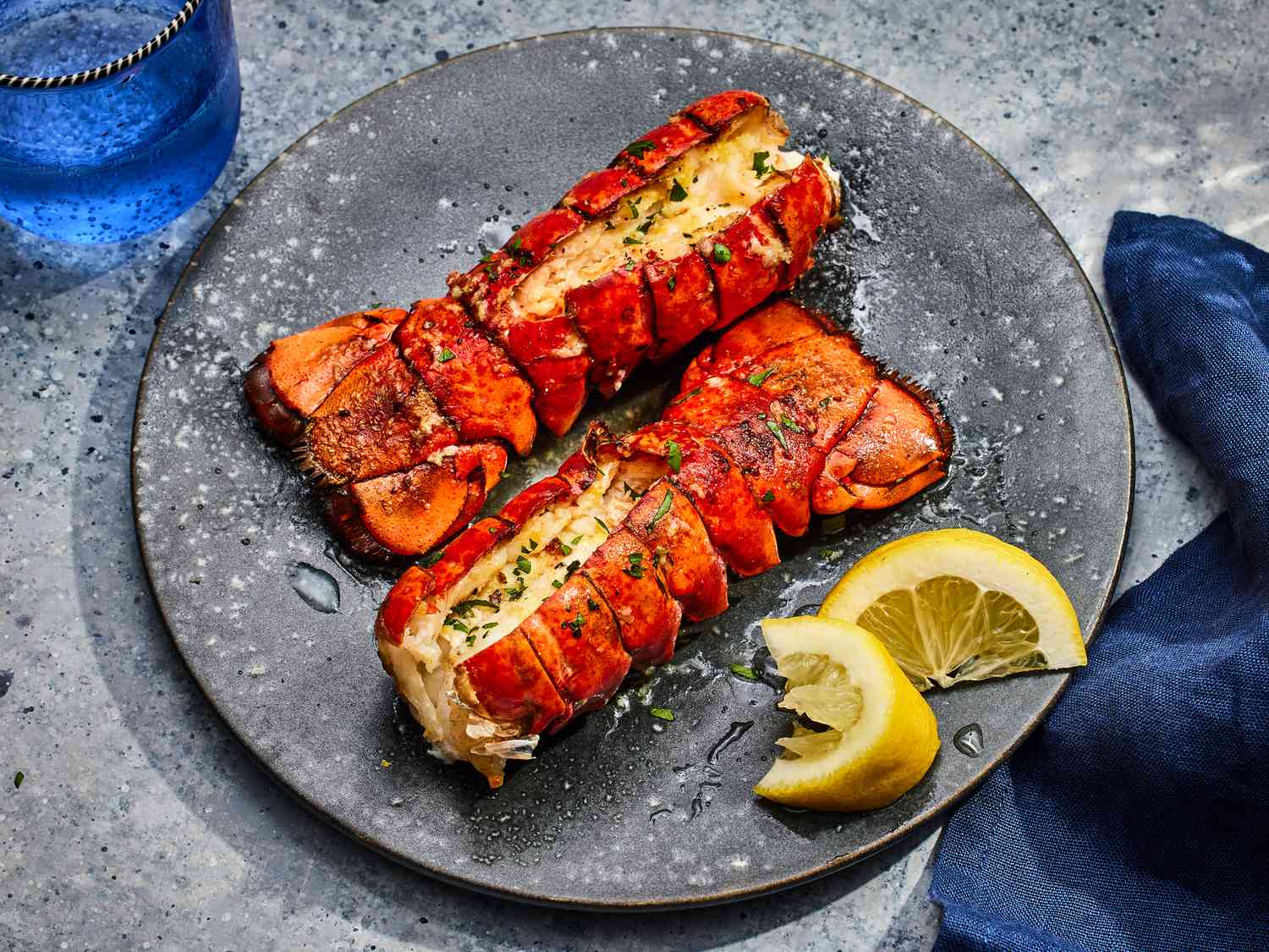 Barbecued Moreton Bay Bug Tails with Lemon Myrtle Butter