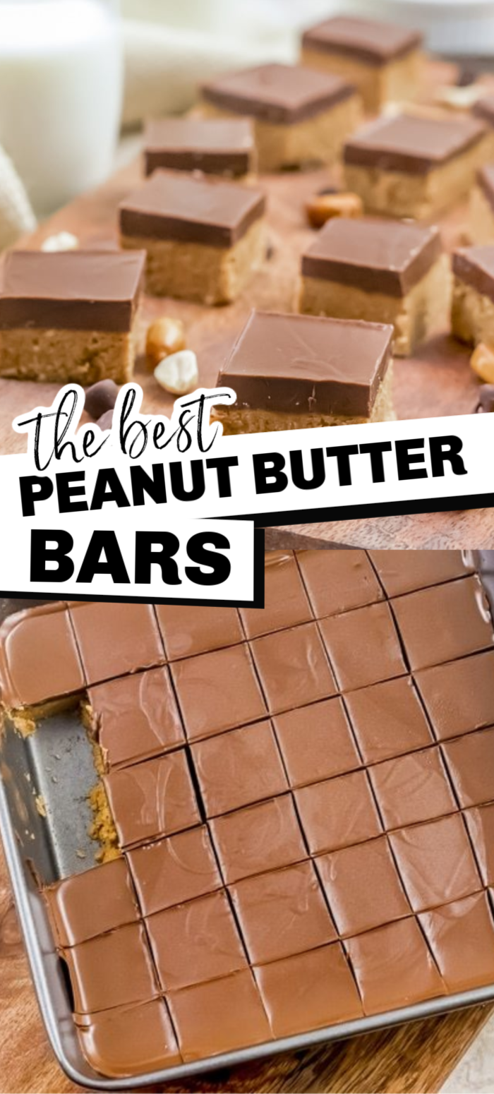 Quick No-Bake Peanut Butter Chocolate Bars